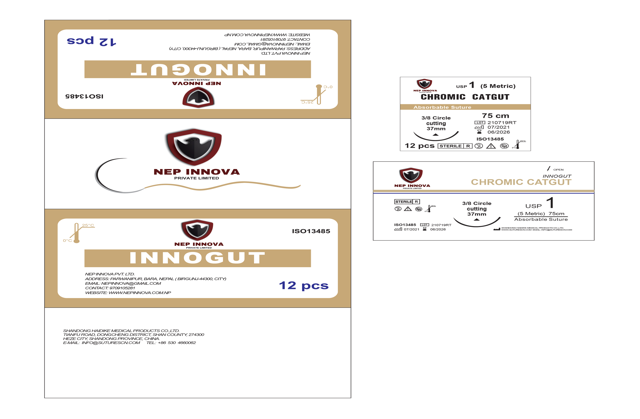 INNOGUT - <p><strong>INNOGUT</strong>&nbsp;is a <strong>CHROMIC CATGUT</strong>&nbsp;<strong>&nbsp;Absorbable Suture</strong>.</p> …